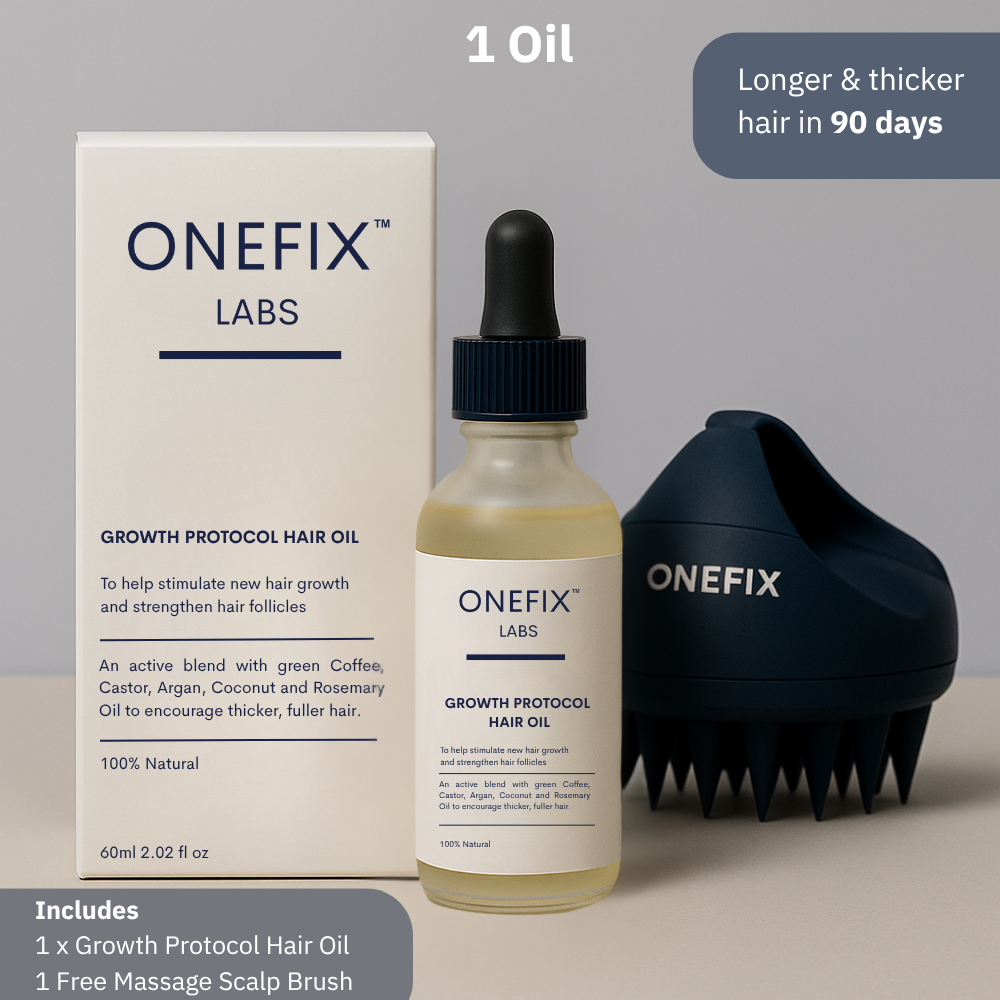 ONEFIX™ Growth Protocol 100% Natural Hair Oil
