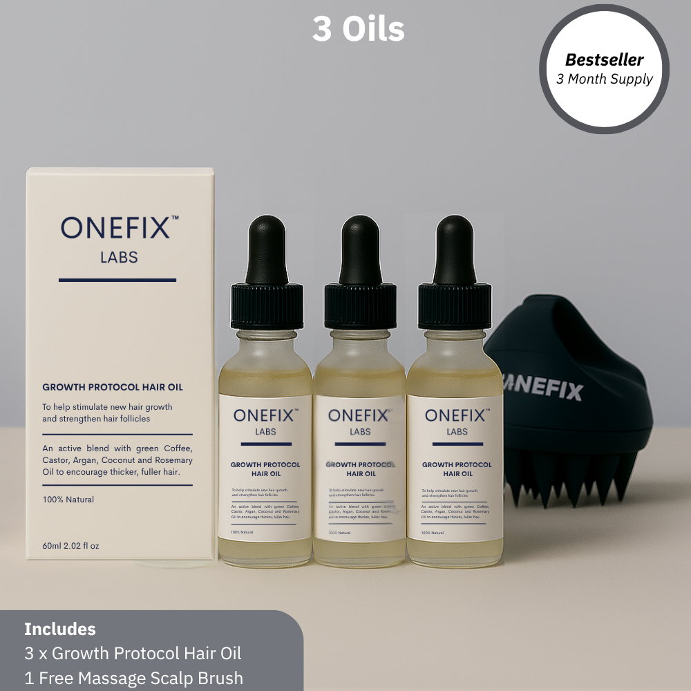 ONEFIX™ Growth Protocol 100% Natural Hair Oil