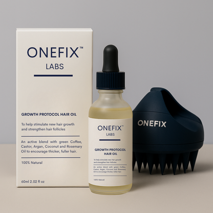 ONEFIX™ Growth Protocol Hair Oil - 3 Pack + Free Massager